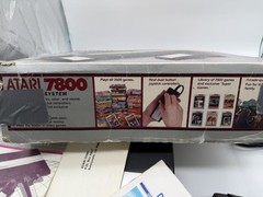 Atari 7800 Video Game Console -2 Controllers w/ box and games – Cleane and teste