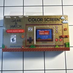 Nintendo Super Mario Bros Handheld Game and Watch with Color Screen New