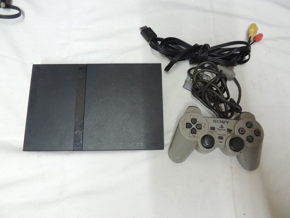 PlayStation 2 Slim Console Bundle Console and Controller/ NO Power Supply #4
