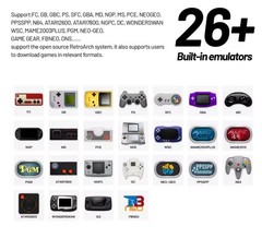 Trimui Smart Pro Handheld Game Console 4.96”IPS Screen Linux System Joystick RG