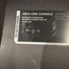 Microsoft Xbox One Console Only 500GB – Black 1540 Condition Unknown