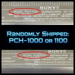 PS Vita Fat 1000 1100 OLED Crystal Black Console USB Charger Select Memory Card
