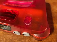 Watermelon Red Nintendo 64 Console NUS-001 Cleaned Tested N64 – READ