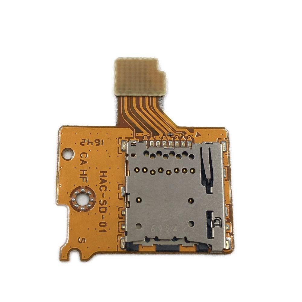 Micro SD TF Card Slot Socket Reader Board for Switch NS NX Console Gold