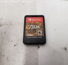 Nintendo Switch Red & Blue Console Model HAC-001 Bundle w/ BoTW, Tested Working