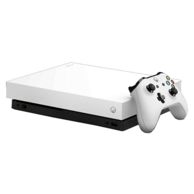 Microsoft Xbox One X 1tb Robot White Console Fmq-00074
