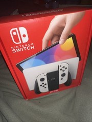 Nintendo Switch OLED Console Gaming System HEG-001 Black/White Bundle