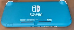 Nintendo Switch Lite Turquoise Handheld Console Case /Charger /Big Brain Game