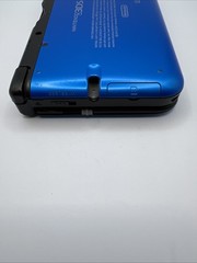 Nintendo 3DS XL Blue Black Handheld Console 2011 Works Charger, Games, NO STYLUS