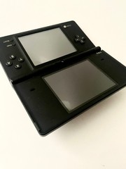 Nintendo DSi Black Console with Box Manuals AC Adapter Handheld Game System