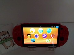 PS Vita Metallic Red Console only PCH-2000 ZA26 Wi-Fi PSV Tested 0528E