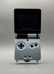 Nintendo Game Boy Advance SP – Silver/Black (G1) READ DESCRIPTION