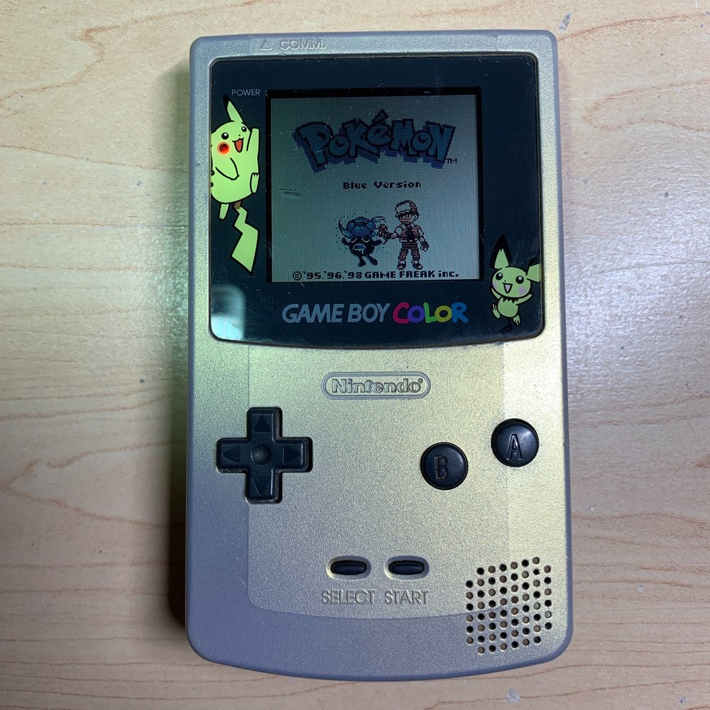 Gameboy Color GBC Console – Pokemon Center US Edition Gold Silver Rare Tested