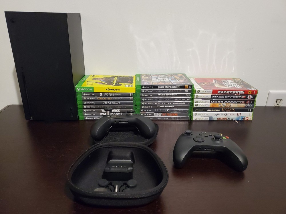 Xbox Series X Bundle w/ 2 Controllers, Elite Series 2 Controller, 24 Games