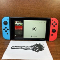Nintendo Switch with Neon Blue & Neon Red Joy-Con | Works Perfectly | HAC-001
