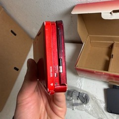 Nintendo 3DS CTR-001 Flame Red Handheld Video Gaming Console with Accessories