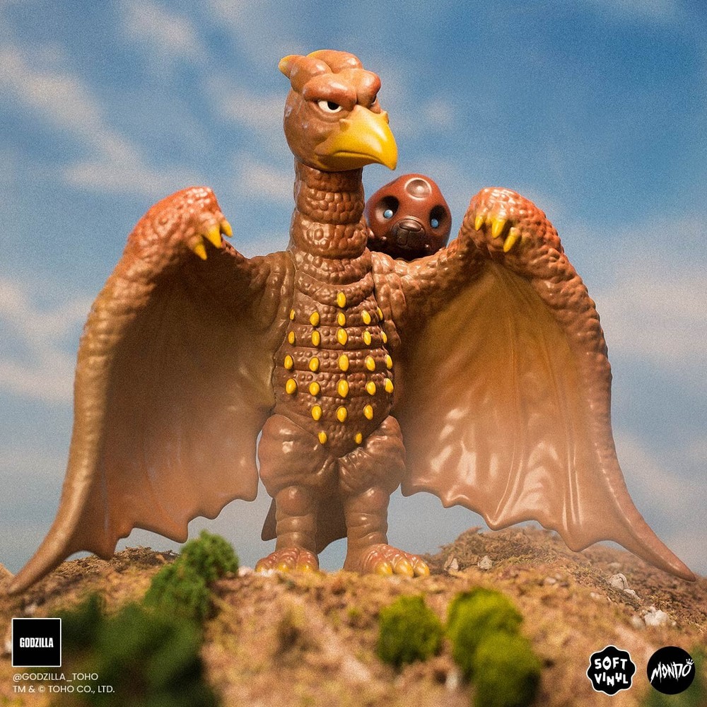 NEW Rodan 1964 Variant Soft Vinyl Figure Mondo Toho Godzilla Toy Limited Ed 300