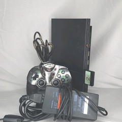 Sony PlayStation 2 PS2 Slim Console w/ Controller Memory Card Cords Tested