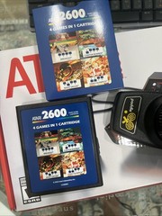 Atari 2600+ CIB +10 In 1, 4 In 1, Gamepad, 2 Joystck, 2 Paddles,Matt, Ext,MEGA!