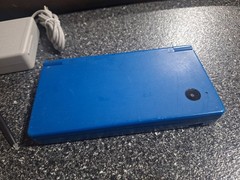 Blue Nintendo DSI Console Bundle With Mario DK Game Charger TESTED WORKING
