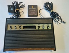 Atari 2600 Sears Tele Games 6 Switch Console FOR PARTS Or REPAIR ONLY W/Adaptor
