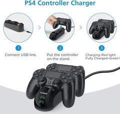 PS4 Controller Charger Charging Station USB Playstation4 /PS4/PS4 Slim/PS4 Pro
