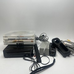 Nintendo Wii Bundle w/ Console, Cords, Controllers & Games