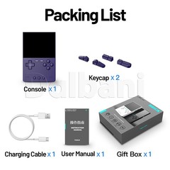 TrimUI Brick Purple Open Source Handheld Game Console with 64GB