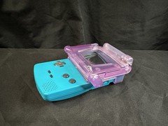 Nintendo Game Boy Color Teal CGB-001 w/ Pelican Power Adapter & Screen Magnifier