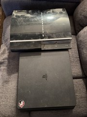 Sony PlayStation 4 Slim 1TB Console And Fat PS3 Console For Repair