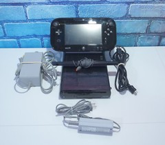 Nintendo Wii U Black Deluxe Console WUP-101(02) with Gamepad & Mario 3D World