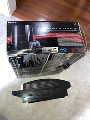 Sony PlayStation 3 PS3 80 GB Console CECHL01 w/ box manual controller bundle