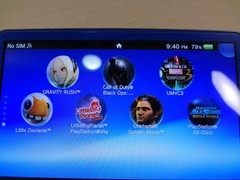 Sony PlayStation PS VITA Sapphire Blue OLED Handheld Console PCH-1100 w/ Extras
