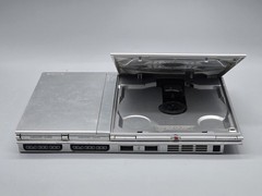 PS2 Slim Silver SCPH-79001 Console Controller Cords Games Tested & Working READ