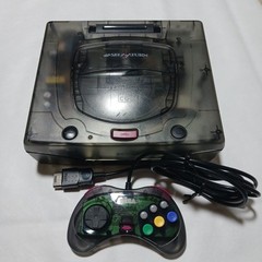 Sega Saturn Skeleton Black console ” This is cool ” NTSC-J Tested s2095M