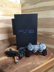 Sony Playstation 2 Console PS2 Remote And Wire Hook Ups DVD Playback…