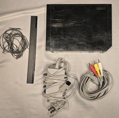 Nintendo Wii Black RVL-101 Model Console Tested Working OEM With NYKO Controller