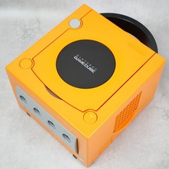 Nintendo GameCube Spice Orange Console NTSC U-C/J Region Switch Mod From JAPAN