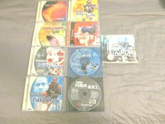 Sega Dreamcast Console Bundle System with 9 Games NEW Save BATTERY REV 0 Zero