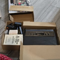 Vintage 1980 Atari CX-2600A Gaming Console Very Clean IN BOX 20 Extra Games READ