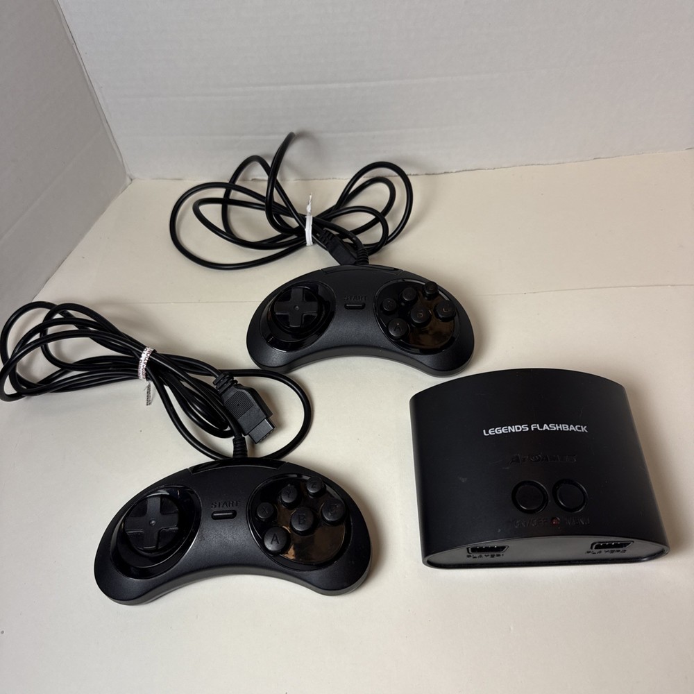 AtGames Legends Flashback Mini Game Console PlugPlay 2 Controllers No Power Cord