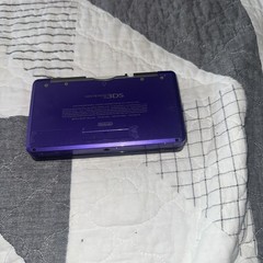 Purple Nintendo 3DS With Animal Crossing