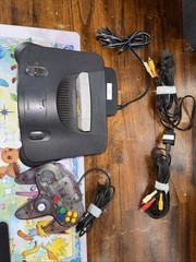 Nintendo 64 Console Bundle w/Controller & Super Mario 64, Expansion Pack, Tested
