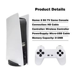 GS5 4K HD Retro Game Console HDMI Wireless 2 Controllers 600+ Games Plug & Play