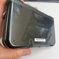 New Nintendo 3DS XL Gray Black Console, Top IPS Charger Stylus US Version