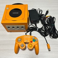 Nintendo GameCube Console Orange with Controller Japan Model