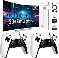 2026New Retro Game Console,40000+Games and 23 Emulators, with Dual 2.4G Wireless
