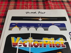 Vectrex Console VectrexWraps VectorPilot, 1st Edition, Limited Wrap Rare 2014