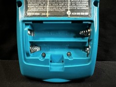 Nintendo Game Boy Color Teal CGB-001 w/ Pelican Power Adapter & Screen Magnifier