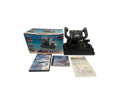 Taito Jet de Go! Flight Controller TCPP-20005 & Game Set PS1 PlayStation Japan